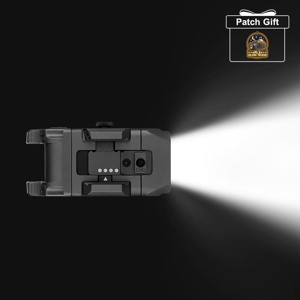 Olight Black PL X Weapon Light with Bright Beam for Tactical Operations and Self-Defense
