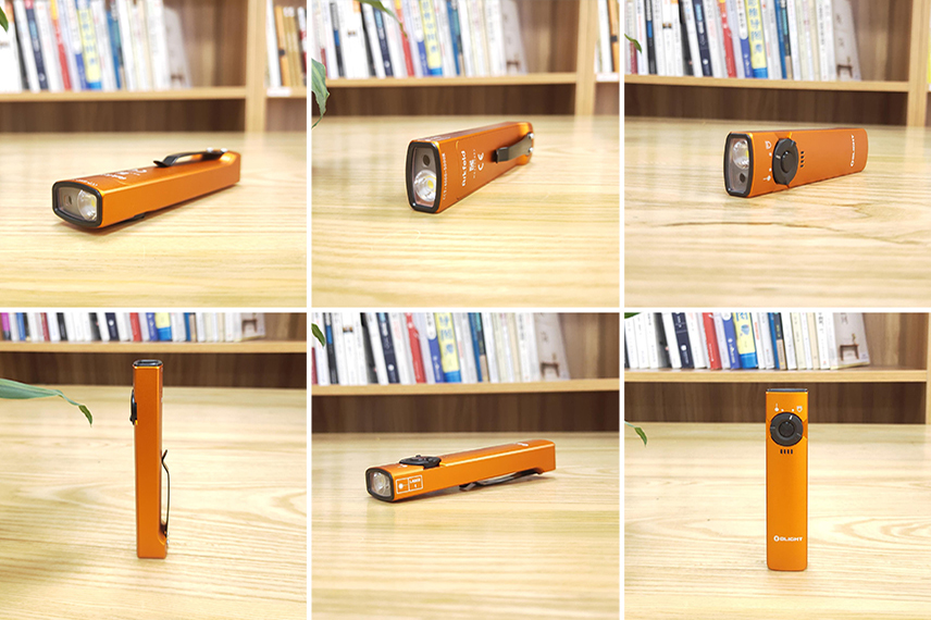 Flat flashlight Arkfeld, more stable placement