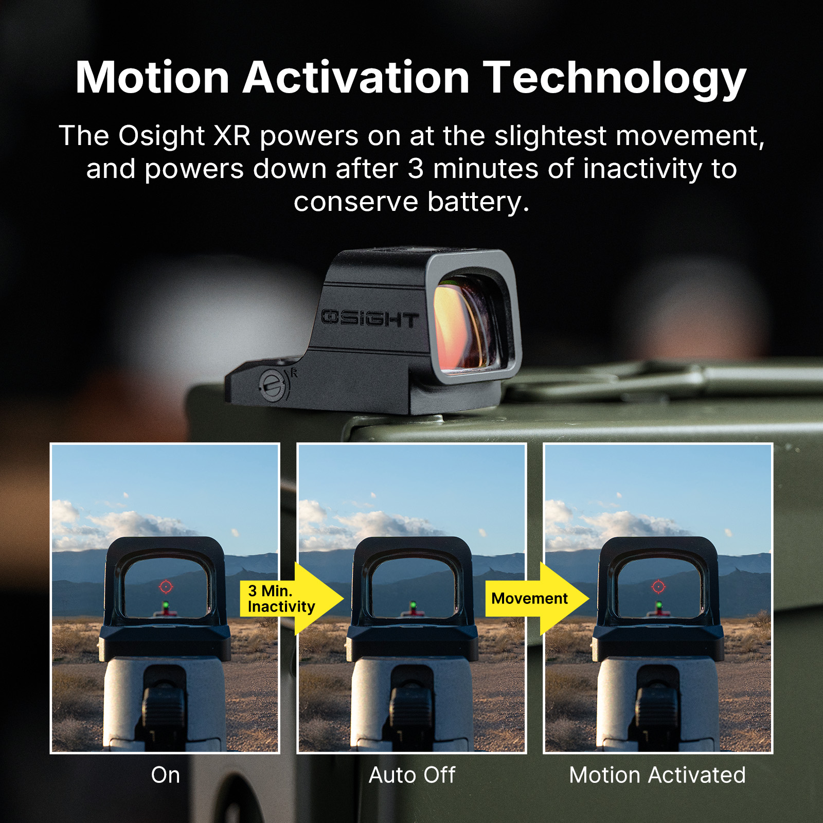 Osight XR motion activation technology.