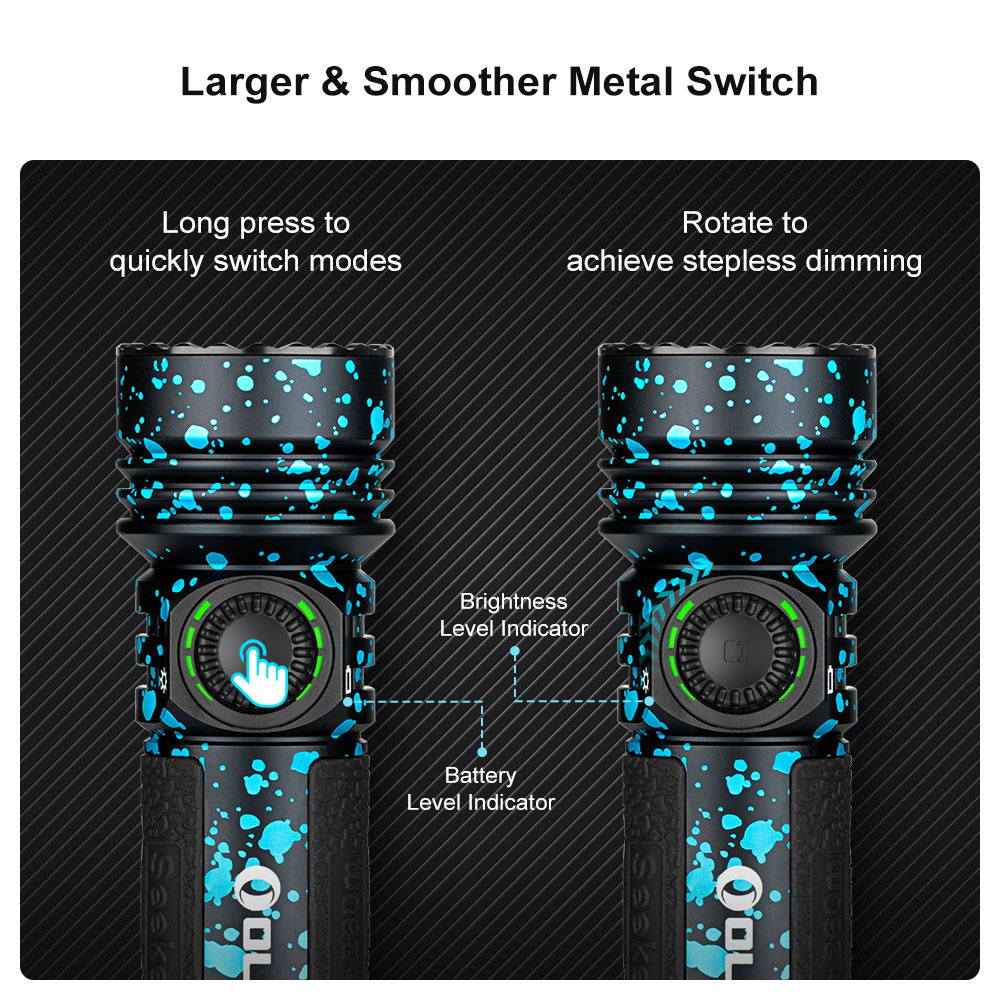 Seeker 4 Pro high power flashlight